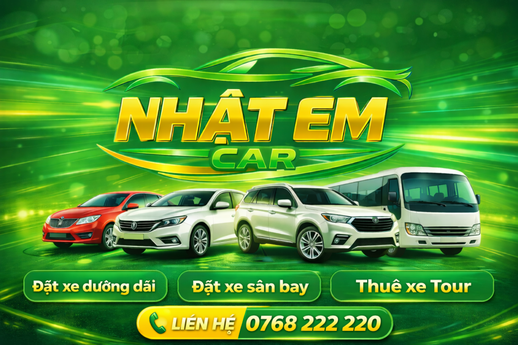 Baner Đặt xe nhật em